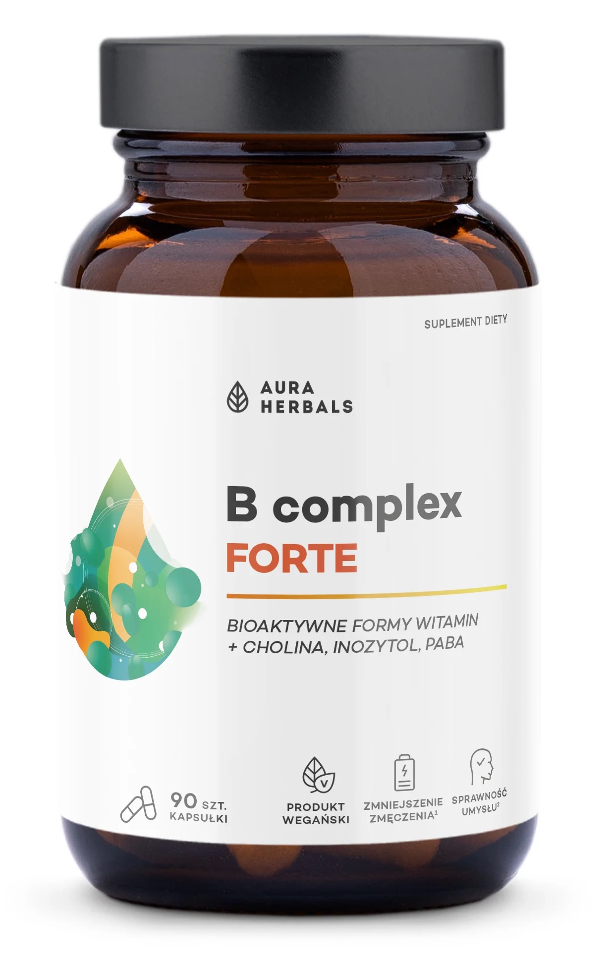 AURA HERBALS Witamina B Complex Forte (90 kaps.)