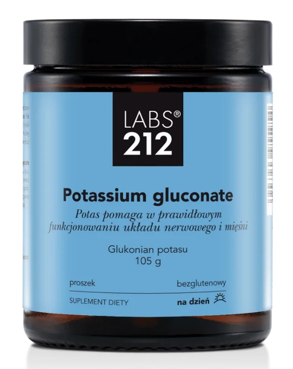 LABS212 Potassium gluconate - Glukonian potasu w proszku (105 g)