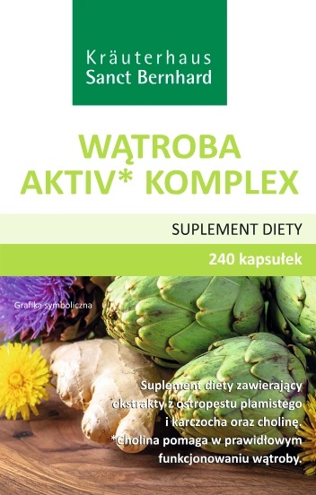 KRAUTERHAUS SANCT BERNHARD Wątroba aktiv* komplex (240 kaps.)